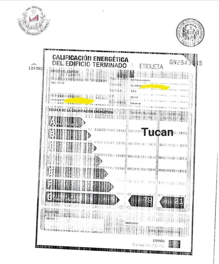 Vivienda Vacacional El Tucan 티아즈 외부 사진